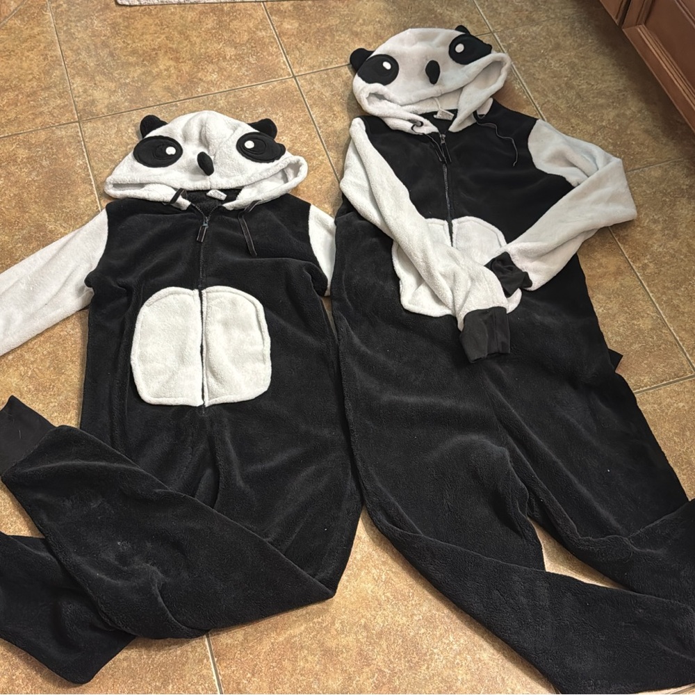 Panda Hooded Onesie Pajamas